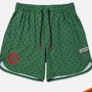 Men's Green Athletic Shorts